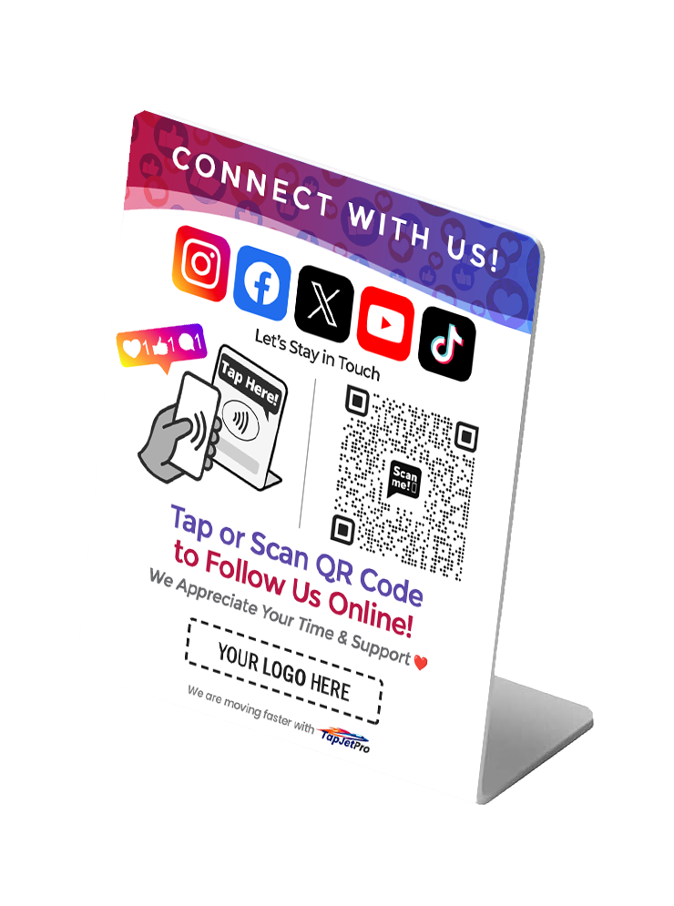 TapJetPro NFC Stand View 3